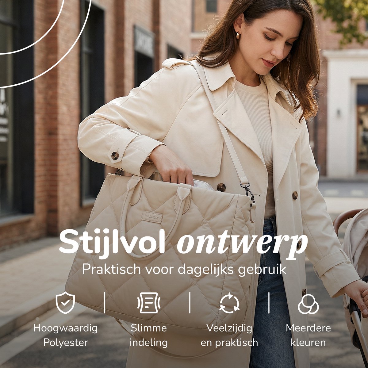 Mommsy Luiertas: Waterafstotend, Thermo Vak, 24,5L thumbnail 7