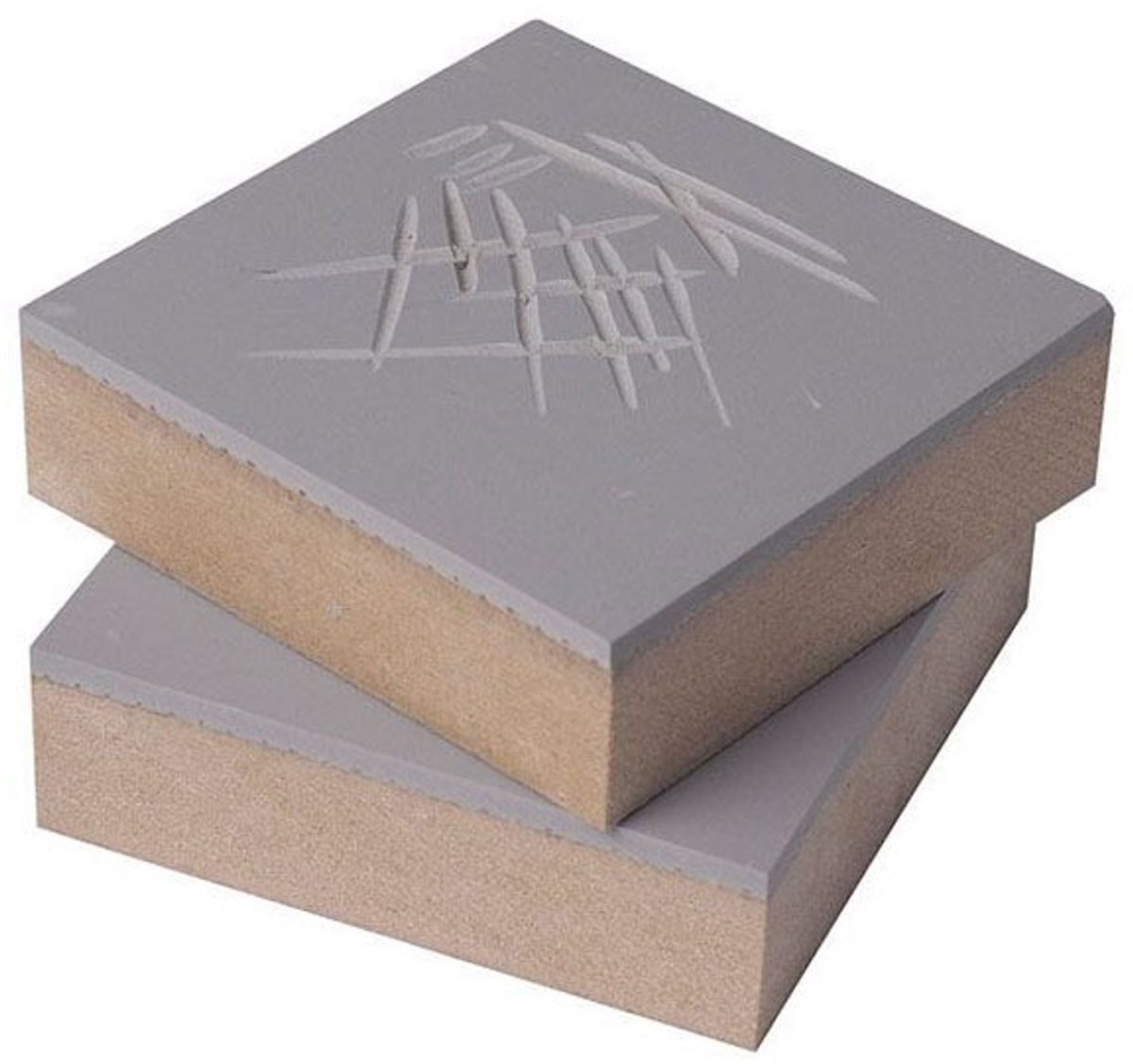Essdee Linoleum Stempelblok 75x75 mm - 2st.