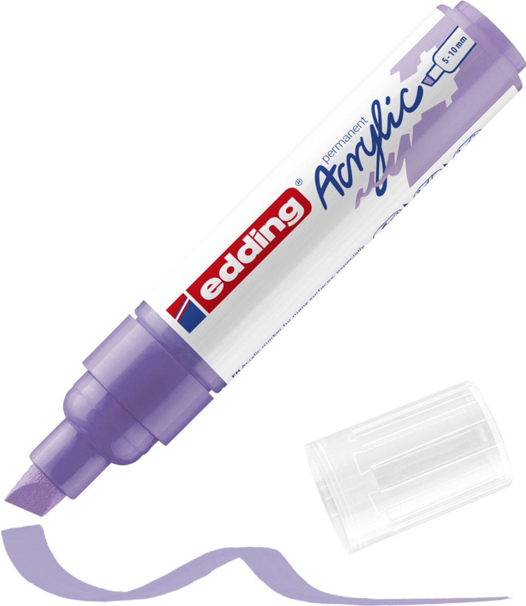 edding 5000 acrylmarker breed - 931 licht lavendel