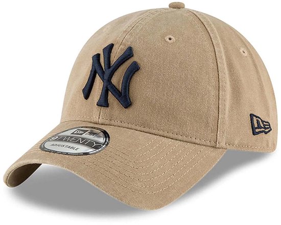 New Era NY Yankees Cap Washed Kaki - Maat - Heren - Petten