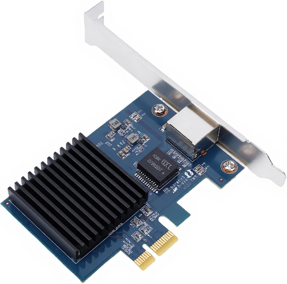 10G PCIe Netwerkkaart voor Hoge Snelheid, RTL8127 PCIe Gen 4 X1 tot 10 Gigabit Ethernet Adapter, RJ45 LAN Kaart voor Linux Server en Werkstation met Lage Latentie en Betrouwbare Verbinding
