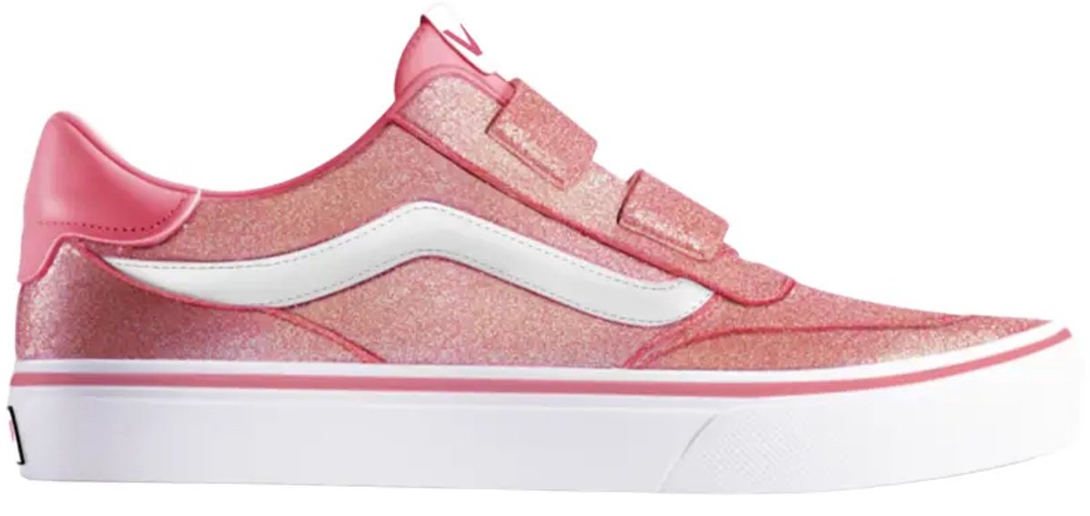 Vans brooklyn ls glitter in de kleur . Roze