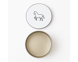 Hacebo® - Paardrijden koektrommel rond - Paarden - paarden liefhebber - koekblik – koektrommels – bewaarblik - snoeptrommel - sport cadeau - sporten - Leuk kado voor je sporter om te geven - koek trommel - Ø 15 CM