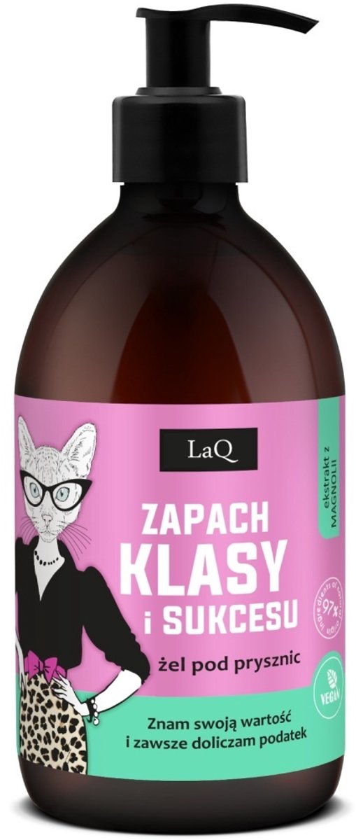 LaQ Dames Douchegel - Vegan - 500 ml, Zachte geur van Succes
