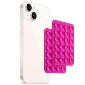 Selencia 2-Pack Zuignap Telefoon Sticker