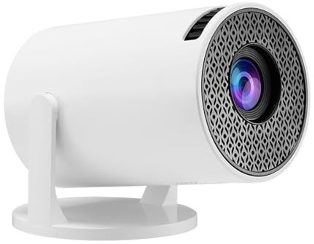 Allecto - Mini Projector - Draagbare Buitenprojector - Volledige HD 1080P - Wit - Wifi en Bluetooth - Geschikt voor Thuisbioscoop - Compact formaat