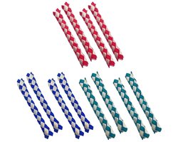 Allecto - Papegaaienstokken - Kleurrijke speeltjes voor vogels - Blauw - Poot slijpen - Veilig en duurzaam voor papegaaien - Geschikt voor parkiete...