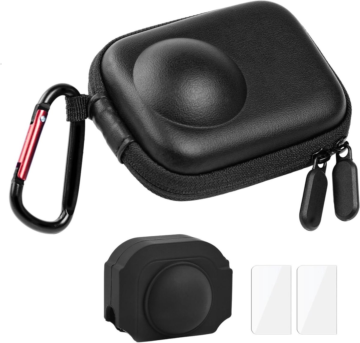 Mini Case voor 360 Panoramische Camera - Lenskap en Schermbeschermer voor Actiecamera's