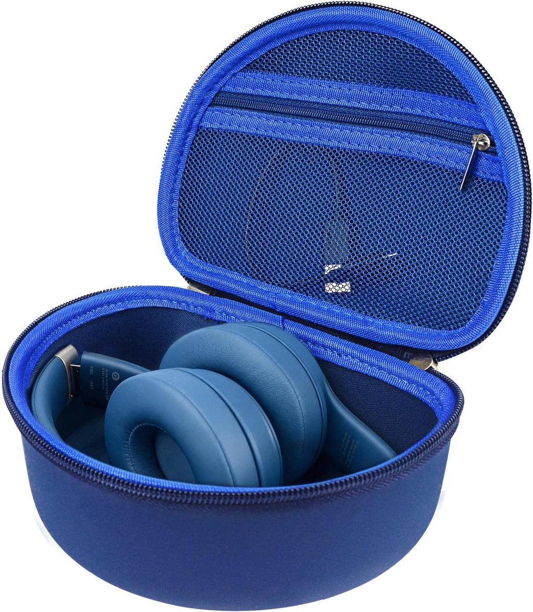 Opbergcase voor Beats Hoofdtelefoons - Geschikt voor Studio Pro, Solo3 en Solo2 - Bescherming en Draagbaarheid in Slate-Blauw