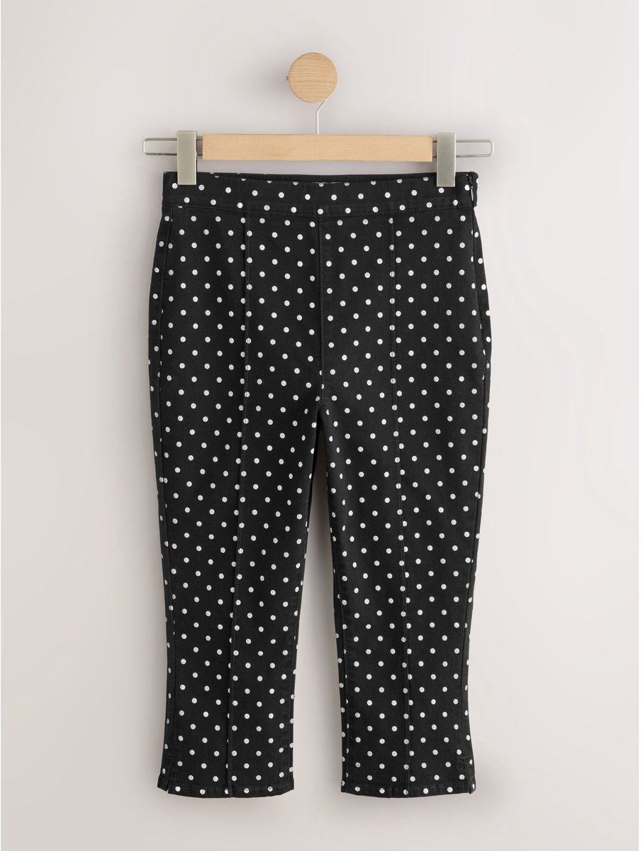 Next - Dames - Cropped capri-jeans - Zwart