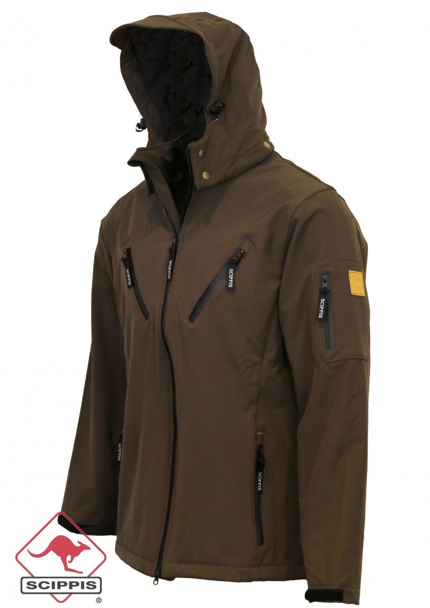 Softshell Dames Yalata Jacket brown L