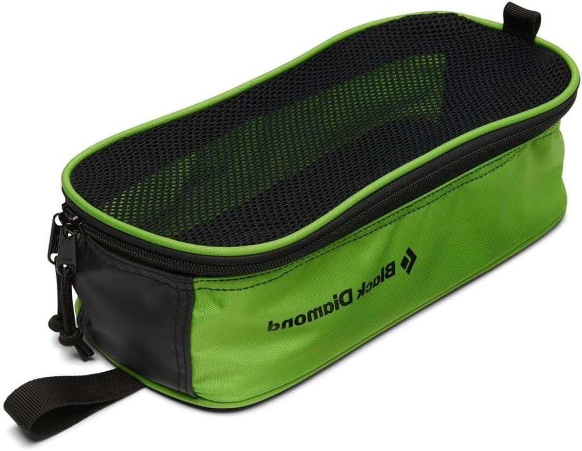 Stijgijzer Tas - Klimijzer Opberger - Transport Bescherming - Ventilerend Netwerk - 33x17x7 cm - Zwart
