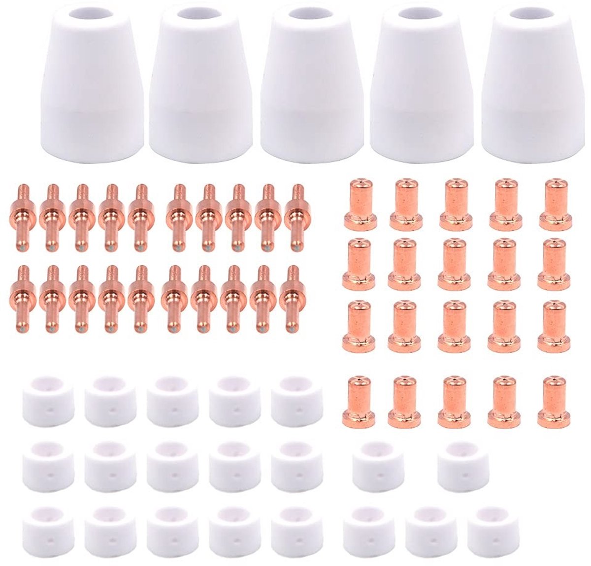 65-delige Plasma Snij Consumables Set voor CUT-40 en CUT-50
