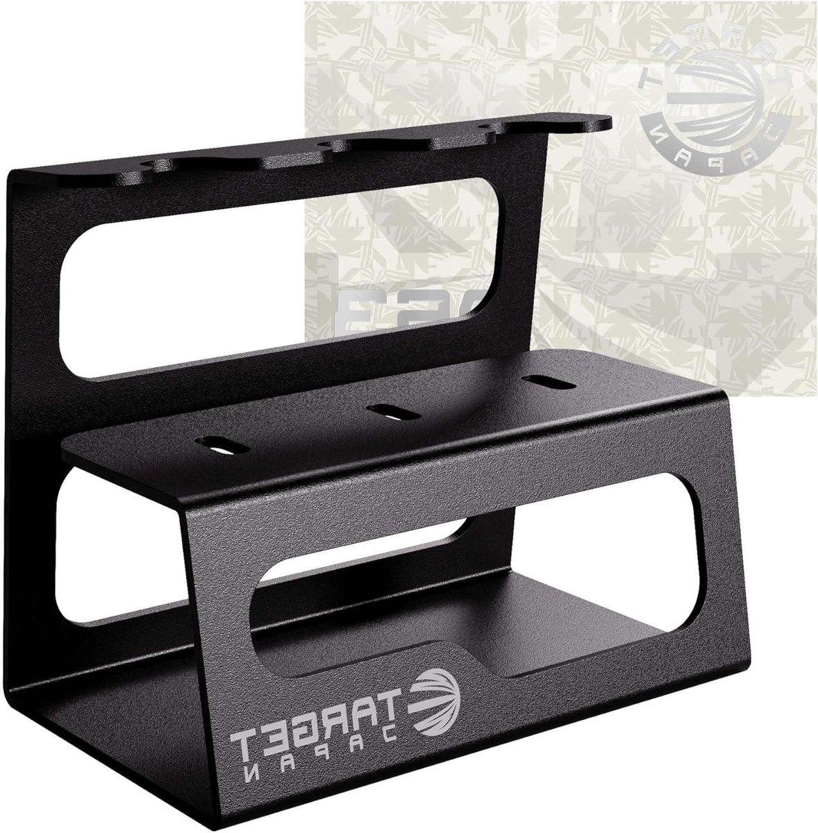 Dart Stand - Darts Display - Presenteren Darts - Minimalistisch Japans Design - 3 Darts - Mat Zwart