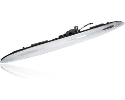 KASturrboo Achterklepgreep met lamp, compatibel met Mini Cooper R50/53 2001-2006, R52 2004-2007, vervangt 51137074020, chroom achterklepgreep
