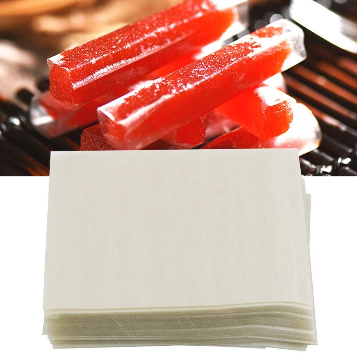 Edible Sticky Rice Paper - 500 Vellen voor Nougat en Snoep Verpakking