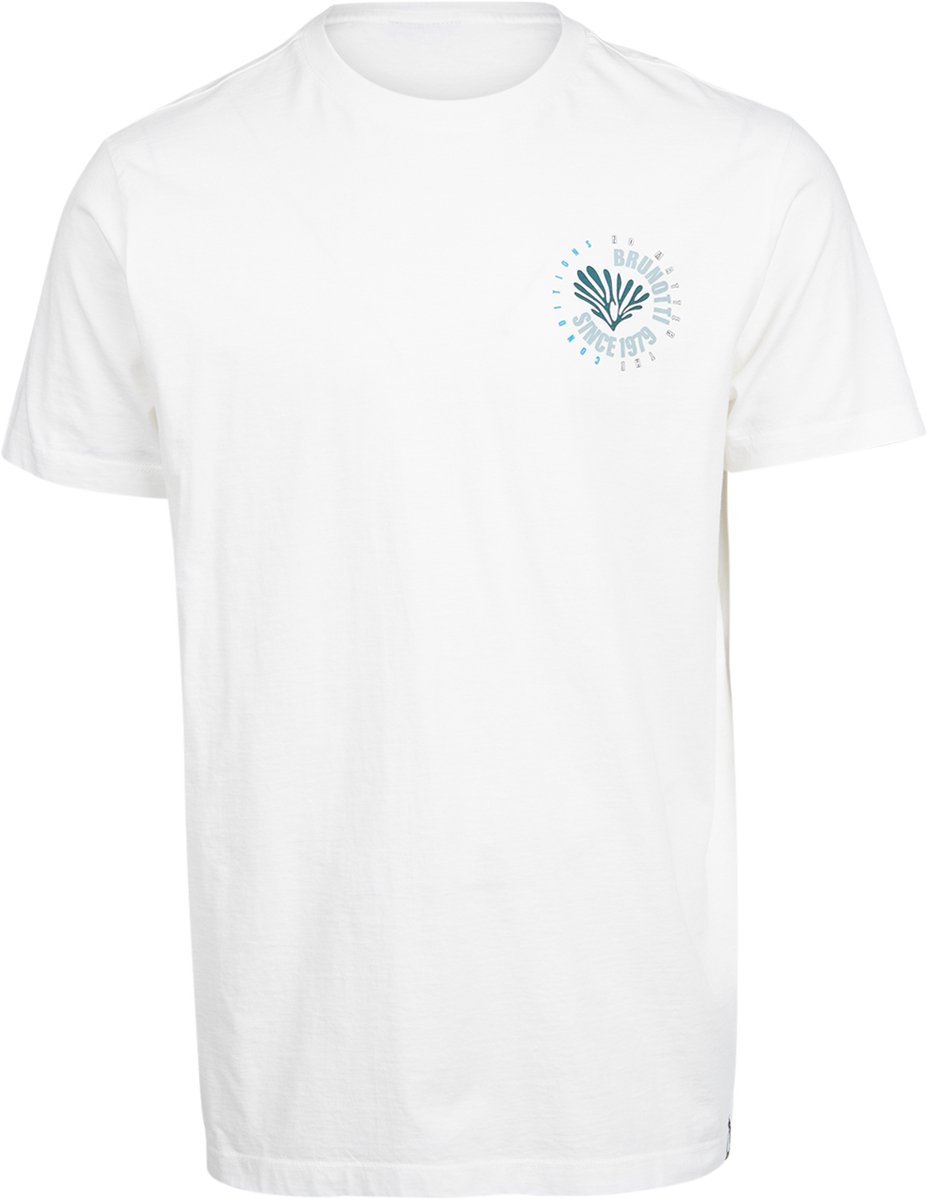 Brunotti Craigly T-Shirt Snow 100% Katoen Regular Fit XL Wit