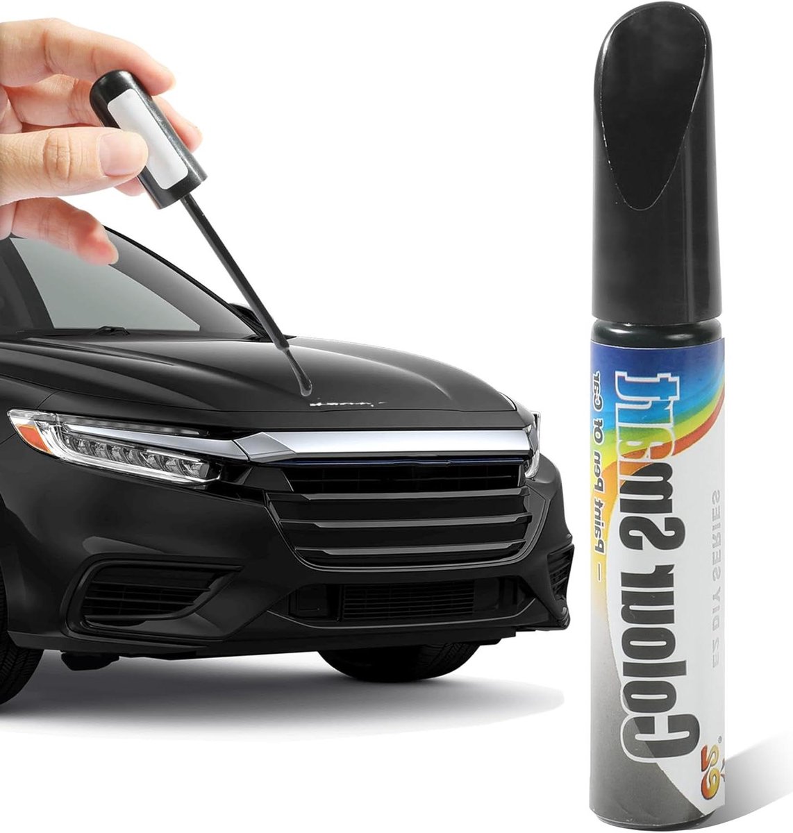 Krassenverwijderaar Auto - Lakstift Reparatie - Voertuig Herstellen - Sneldrogend Waterdicht - 1 ml - Zwart