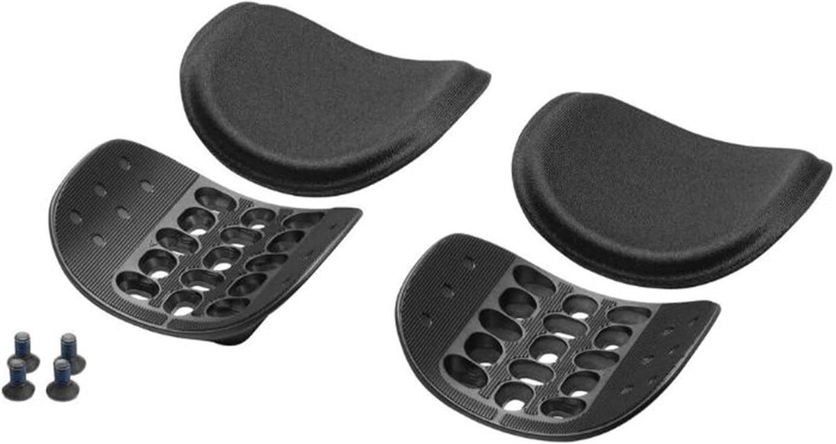 Armsteun Kit - Fiets Ondersteuning - Comfortabel Fietsen - Verstelbare Configuratie - 10 mm Pad - Mat Zwart