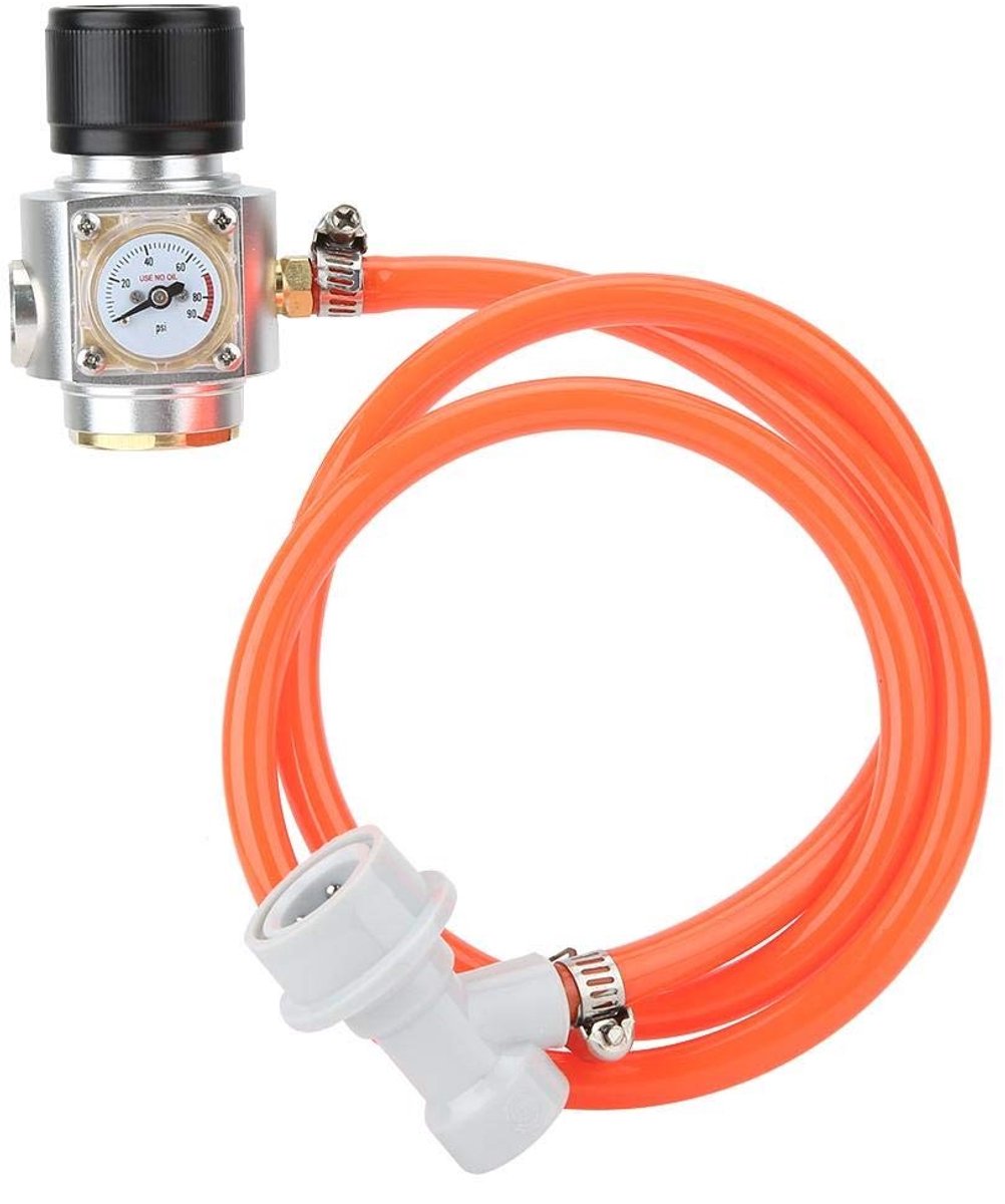 Allecto - Tr21x4 CO2 Keg Charger Kit met Slang en Regulator voor Bier en Frisdrank