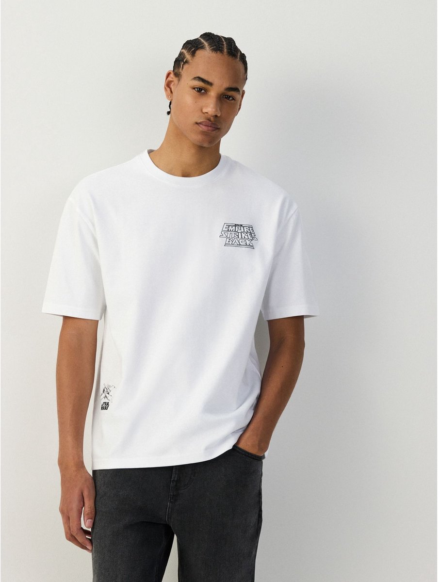 Next - Heren - Star Wars-T-shirt - Wit