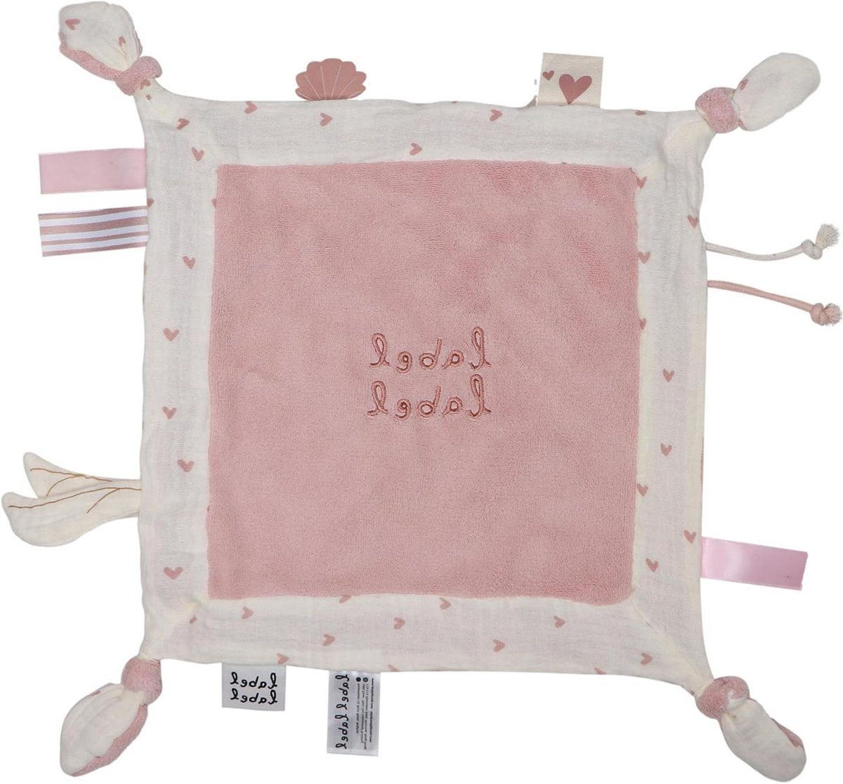 Knuffeldoekje - Knuffel Zacht doekje - Troost en rust - Extra groot en zacht - 40x40 cm - Roze