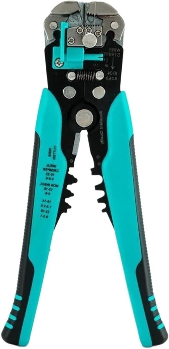 Draadstripper Krimptang - Automatische Striptang - Elektrische Reparatie - Geïntegreerde Tool - STP/UTP - Blauw