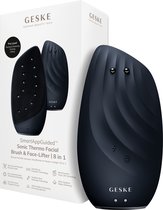 GESKE | SmartAppGuided™ Sonic Thermo Facial Brush & Face-Lifter | 8 in 1 | Huidreiniging & anti-rimpel | Siliconen elektrische reinigingsborstel | Gezichtsmassager | Reiniging & anti-aging