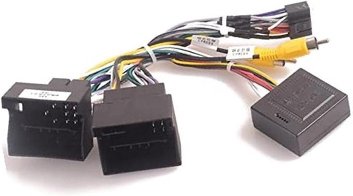 Stereo Kabelboom Adapter - Radio Kabel - Auto Audio - Naadloze Connectiviteit - 2.54 cm - Zwart