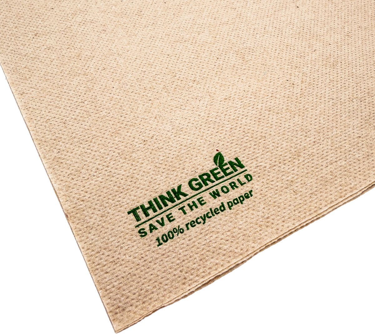 Servetten THINK GREEN 33 CM * 50 stuks * 1/4 vouw * Point2Point