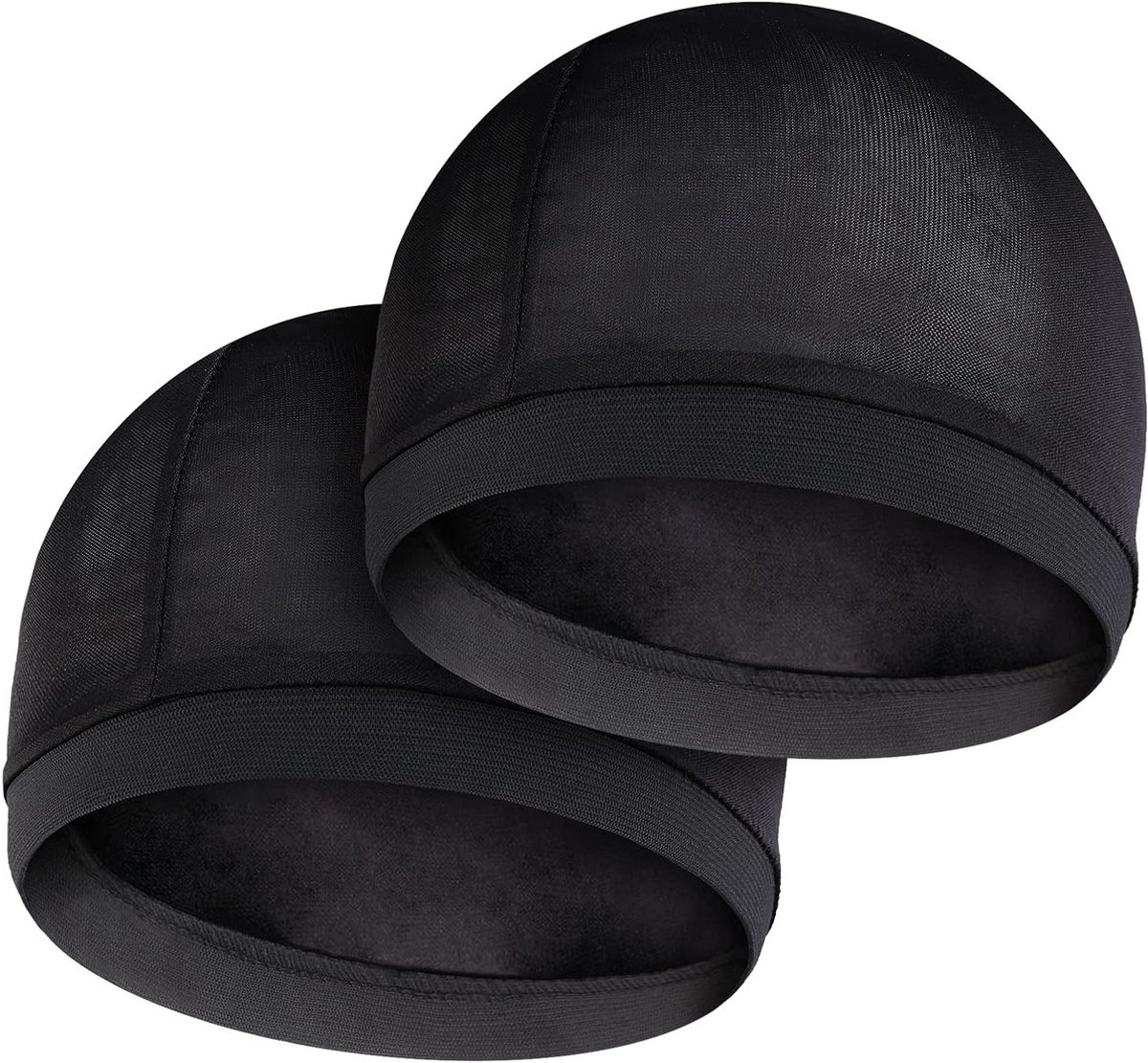 Zijdeachtige Wave Caps voor Mannen met Elastische Band - Ademend Durgs voor 360, 540 en 720 Waves - Geschikt voor Volwassenen en Kinderen, Perfect voor Douche en Bad Accessoires