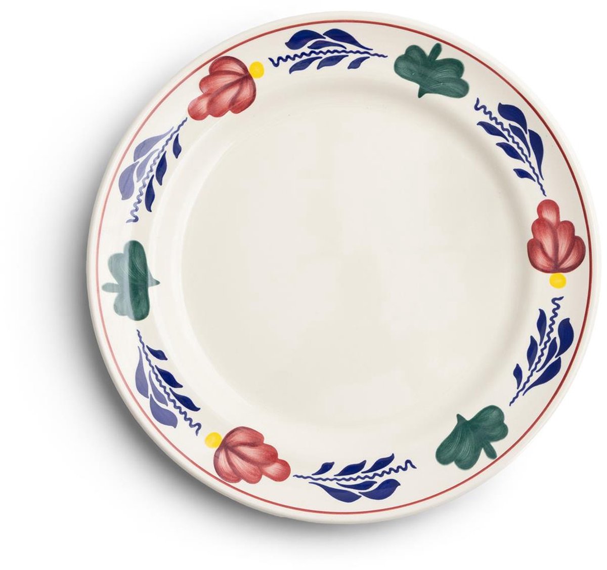 Boerenbont ontbijtborden 21cm set van 6 aardewerk 2026