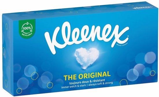 Kleenex Mouchoirs Boîte - L' Original 24 x 72 pièces - Pack économique