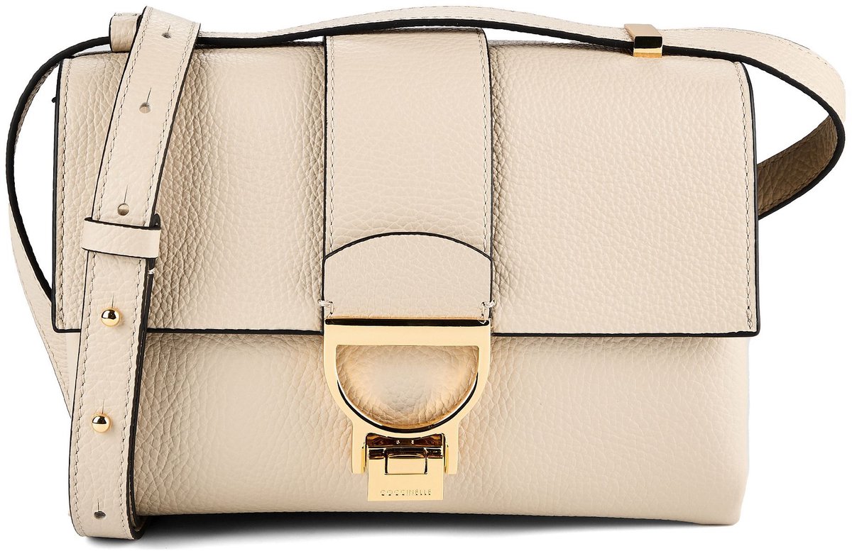 COCCINELLE Leren schoudertas Arlettis Handbag Sandshell beige