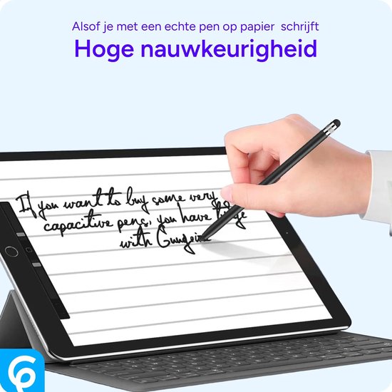 SBG Universele Stylus Pen - Geschikt voor Telefoon Tablet en iPad - Twee zachte punten - Zwart van SBG — afbeelding 3