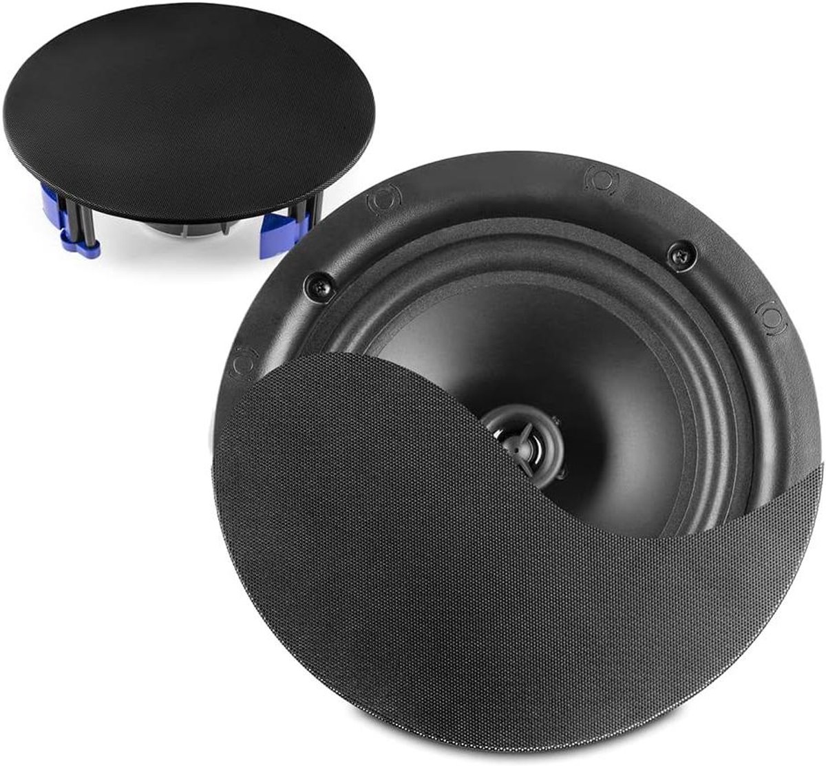 Plafondspeakers Set - Inbouw speakers - Muziek Streamen - Bluetooth 5.0 - 2 stuks - Zwart