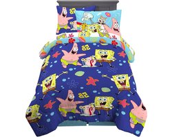 Kinderbeddengoed Set - Dekbed Laken - Slaapkamer Decoratie - Omkeerbaar Dekbed - 5-Delig Twin - Multicolor