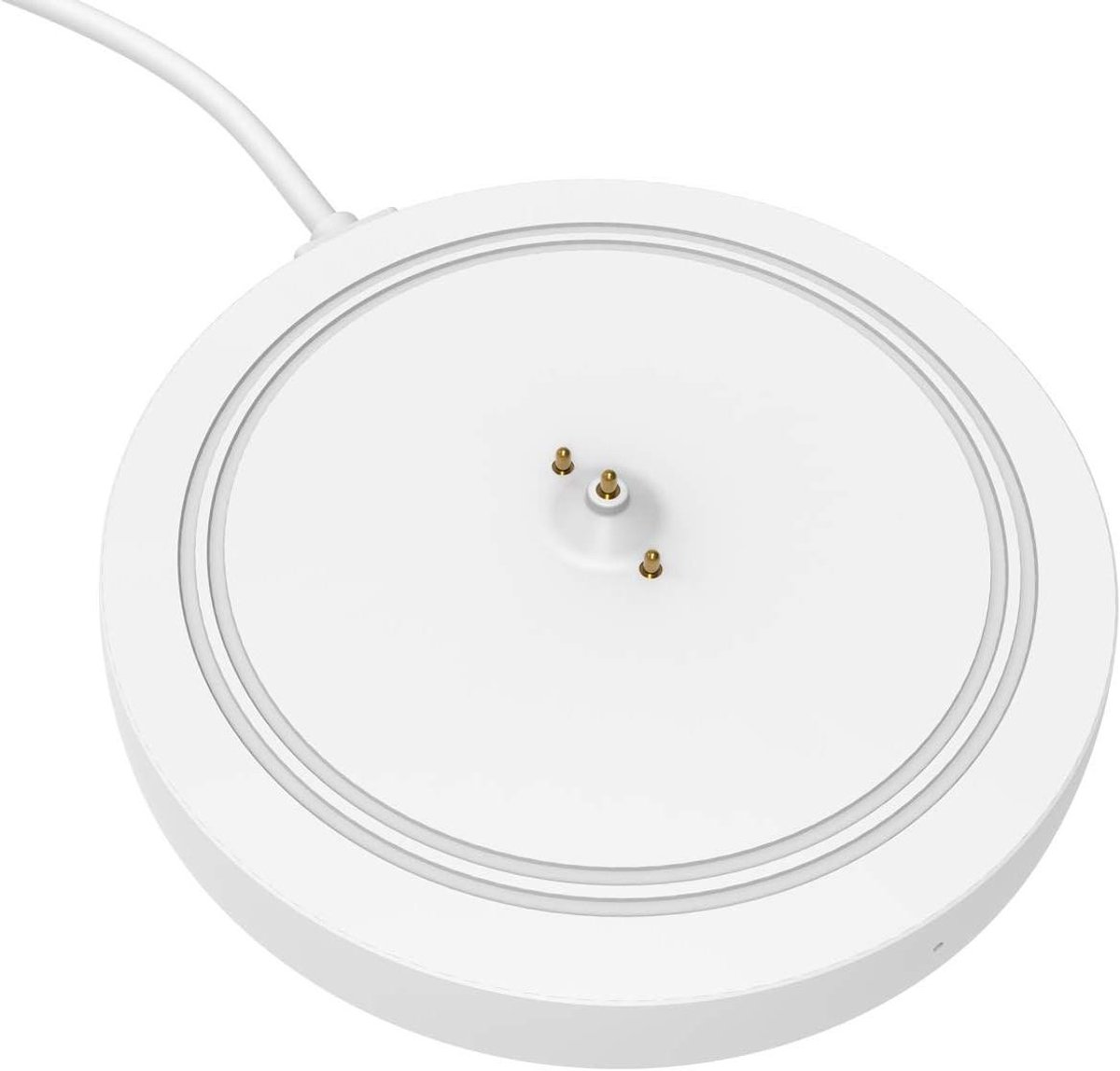 Oplaadstation - Audio Dock - Luidspreker Opladen - Compact Ontwerp - 9x9x1.1 cm - Wit