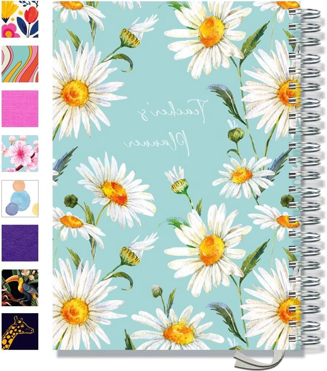 Lerarenplanner - Agenda Schooljaar - Les Plannen - 5 Les Dag - A4 Formaat - Nieuw Daisy