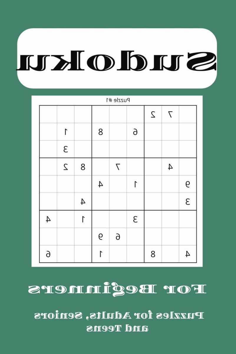 Sudoku Puzzelboek - Denkpuzzels - Hersenen Trainen - Beginner Puzzels - 6x9 Inch - Wit