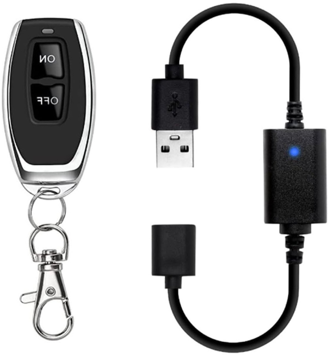 Draadloze RF afstandsbediening voor LED verlichting, ventilator en leeslamp - 5V USB schakelaar