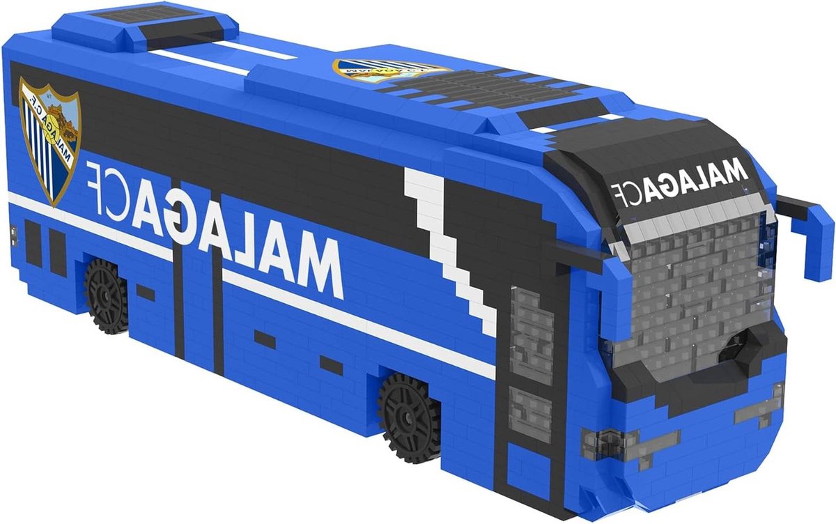BRXLZ Voetbal Bus Bouw - Bouwset Bus 3D Voetbal Bus - Hobby en Knutselen - Met Club Sticker