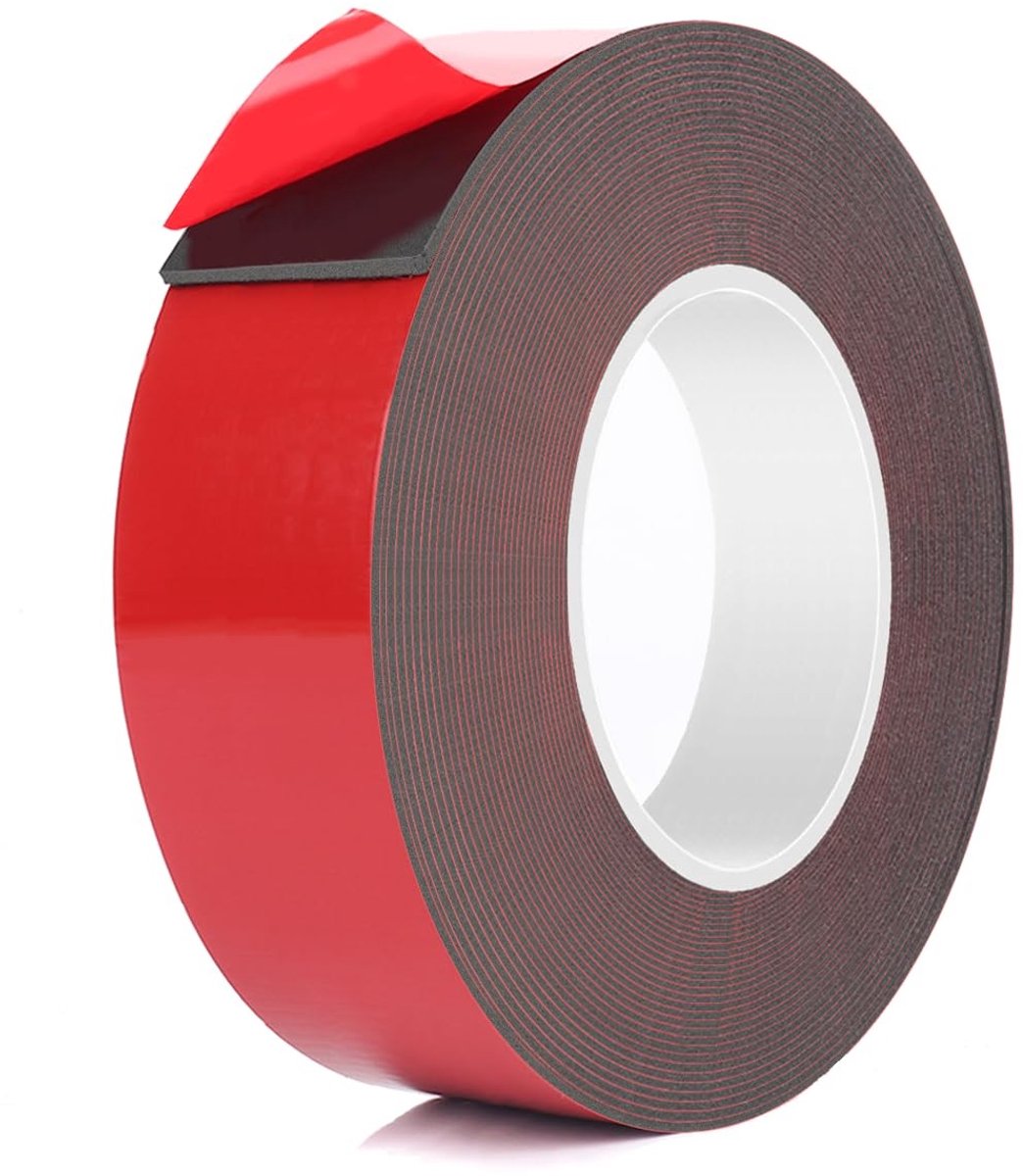 Extreem Sterke Dubbelzijdige Tape, Waterdicht en Hittebestendig, 5m x 25mm voor Auto Decoratie en Klussen