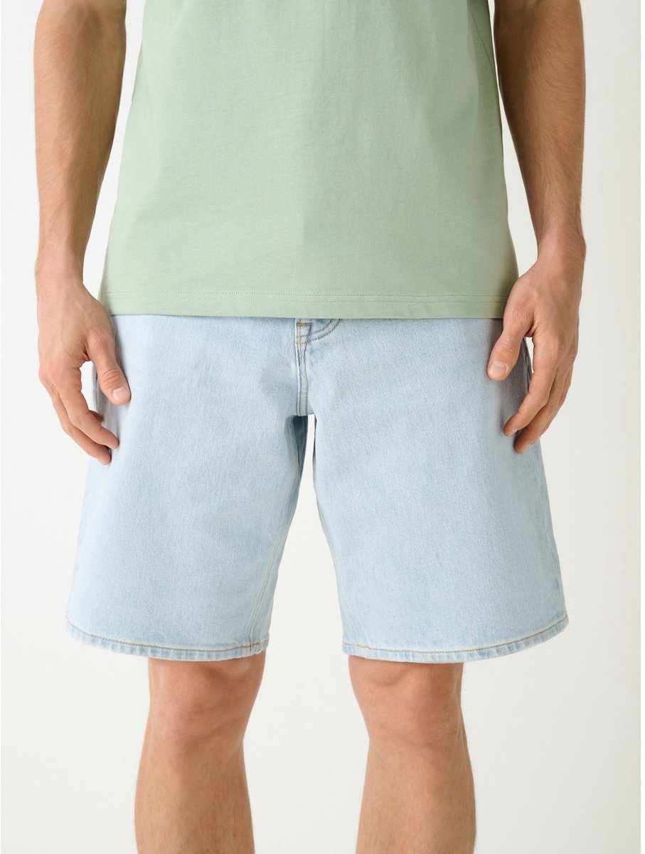 Next - Heren - Denim short - Blauw