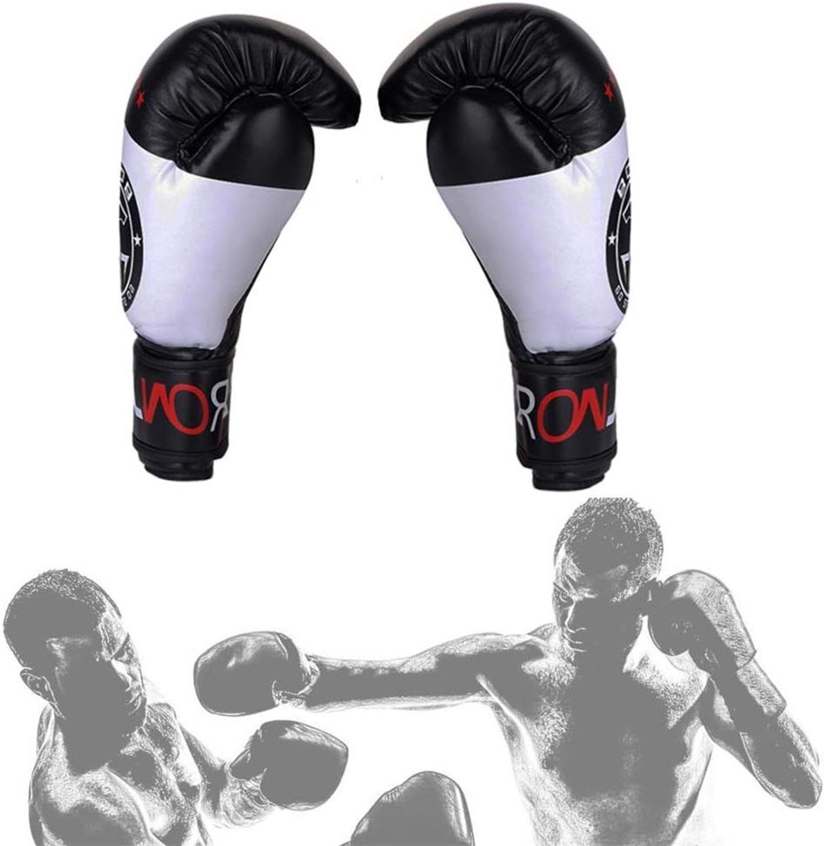Bokshandschoenen En Pads - Kickboksen Training - Sport Bescherming - Schokabsorptie Technologie - Freesize - Zwart