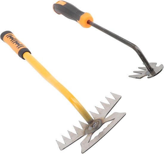 aladdien - Draagbaar Tuinwiedergereedschap - Tuinhark 11 Tanden - Rubber handvat - Tuinieren - Wieden Gereedschap - Geschikt voor alle tuinen - 4 Ta... van Aladdien — afbeelding 5
