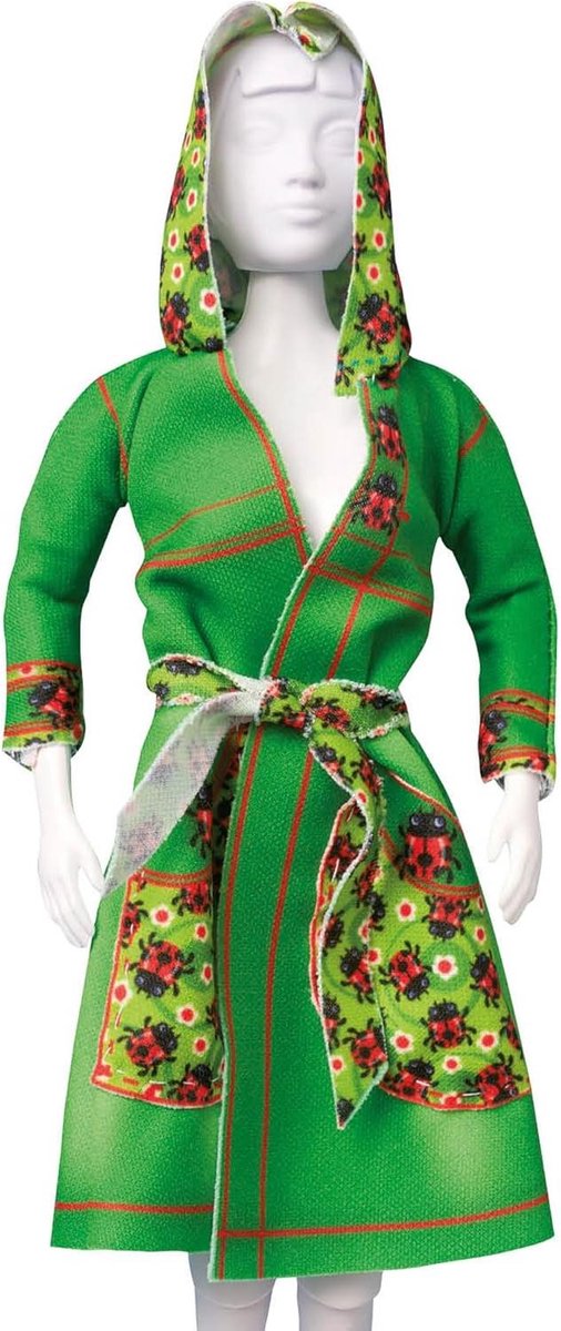 Poppen Outfit Naaiset - Kleermakersset Poppenkleding - Creatief Hobby - Scheurvrij Polyester - 31 x 24 x 1 cm - Meerkleurig
