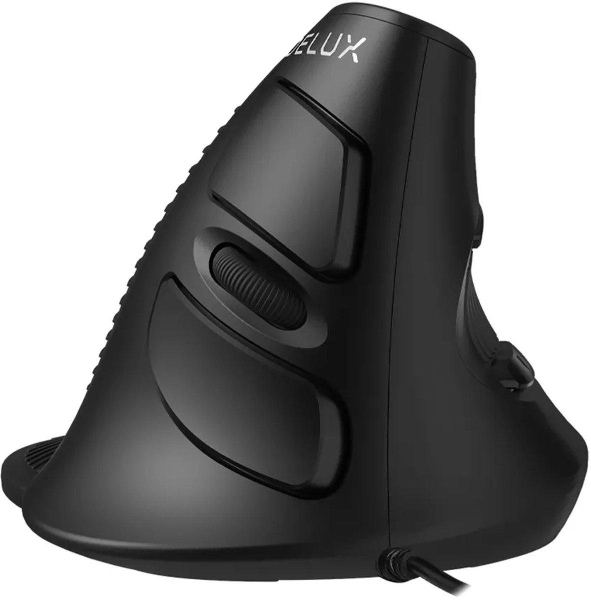 Delux M618 BU Ergonomische muis - Bedraad - Delux wow grip mouse - Anti-RSI - Rechtshandig - verwijderbare polssteun
