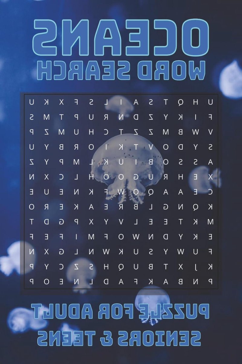 Woordzoekers Boek Oceaan - Puzzelboek Zee - Hersenen Actief Houden - Grote Letters - 15x23 cm - Niet gespecificeerd