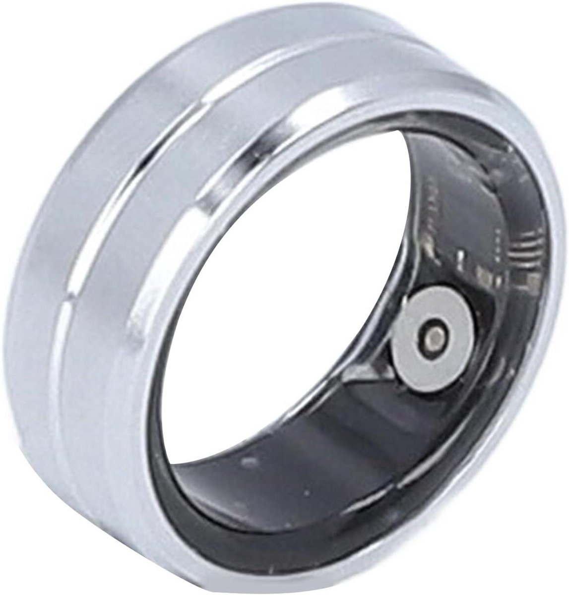 Fitness Ring - Gezondheidstracker - Gezondheid Monitoren - IP68 Waterdicht - 7 Dagen Batterij - Zilver